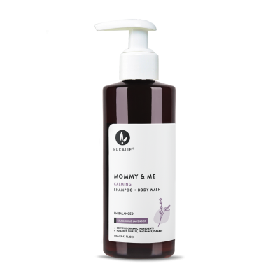 EUCALIE Mommy & Me Calming Organic Shampoo Body Wash