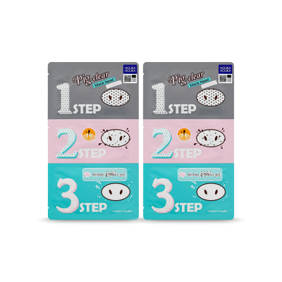 HOLIKA HOLIKA Buy 1 Get 1 Pig Nose Clear Black Head 3 Step Kit