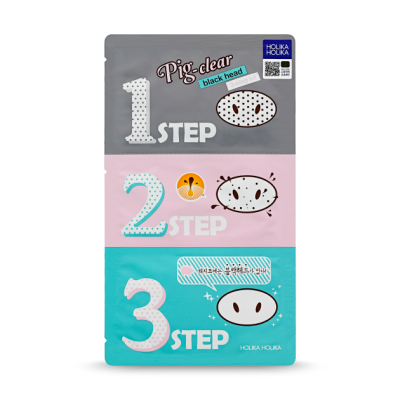 HOLIKA HOLIKA Pig Nose Clear Black Head 3 Step Kit