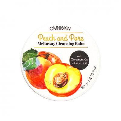 OMNISKIN Peach & Pore Meltaways Cleansing Balm 80gr