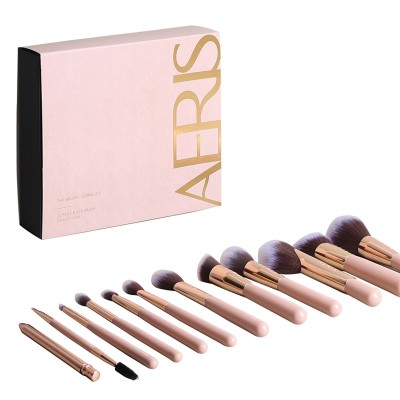 AERIS BEAUTE The Coral 2.0 (12 pcs Face & Eye Brush Set)
