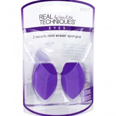 REAL TECHNIQUES 1517 Miracle Mini Eraser Sponges(isi 2)