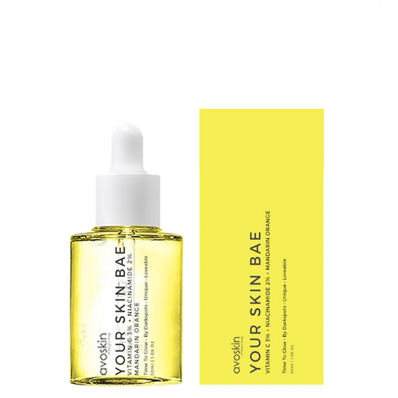 AVOSKIN YOUR SKIN BAE SERIES Vitamin C 3% + Niacinamide 2% + Mandarin Orange Fruit Exctract Serum AVOSKIN YOUR SKIN BAE SERIES Vitamin C 3% + Niacinamide 2% + Mandarin Orange Fruit Exctract Serum